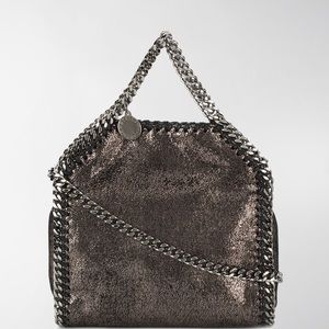 STELLA MCCARTNEY Mini metallic Falabella bag